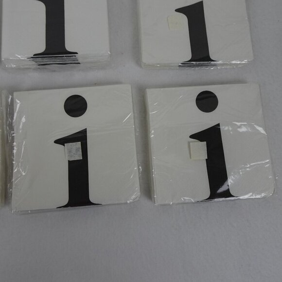 Paper Napkins & Guest Towels Letter I Monogram Unopened Party Cocktail "i" - Picture 6 of 9